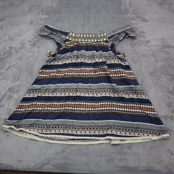 C.O.C Shirt Womens 3XL Multicolor Off The Shoulder Curvy Fit Rayon Eyelet - Picture 10 of 16